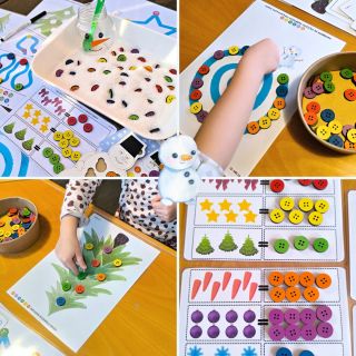 ❄️⛄Připomínáme se, že v Blogu máme zimní sněhuláčkovou inspiraci ke skládačce Sněhulák-hra s barevnými knoflíky a...